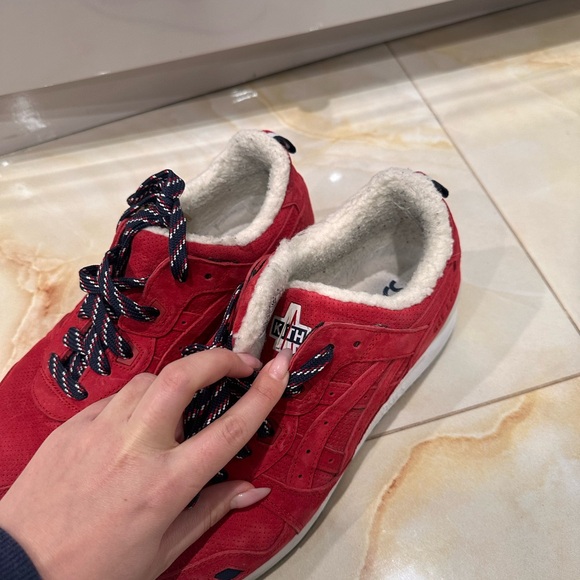 🔥SEND OFFERS🔥2017 Kith × Moncler × Gel Lyte 3 'Red' - Picture 11 of 15